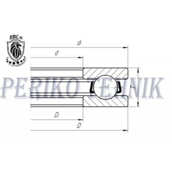 Thrust Ball Bearing 51201 (8201) (GPZ-34)