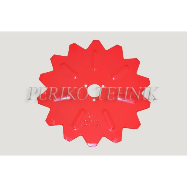 Disc 056115 serrated, 18" KV. (METISA)