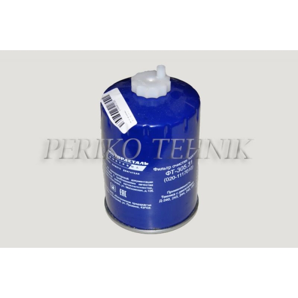 Kütusefilter FT020-1117010 / FT305.31 (MTZ; D-243, D-245) (98x160 mm; M16x1,5) (KOSTROMA)