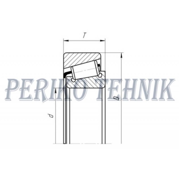 Tapered Roller Bearing 32206 (7506) (TIMKEN)