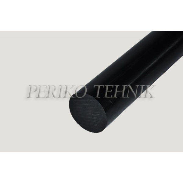 Polyamide Rod PA6 MG, black Ø40x1000 mm