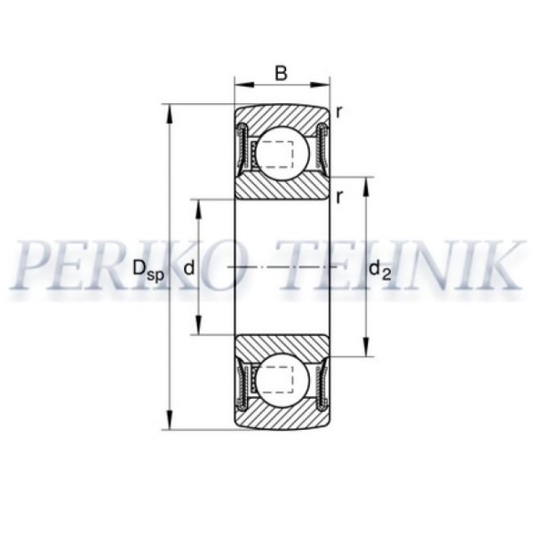 Radial insert ball bearing 208-XL-NPP-B (INA)