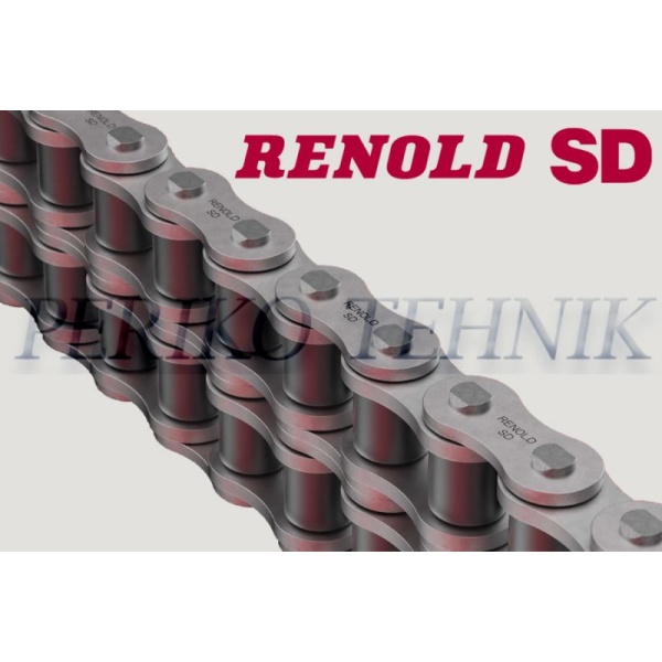 Rullpukskett 12B-2 2-realine 19,05 mm (5 meetrit) (RENOLD SD)