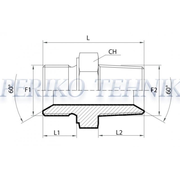 Nippel BSP 1/8" vk (koonuskeere)