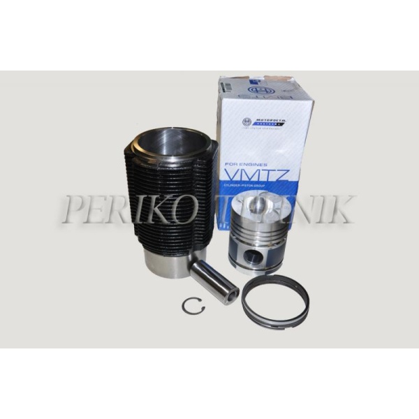 Engine Repair Kit T-40/T-25/T-16, 2 oil rings (piston+liner+rings+finger+lock clips) (KOSTROMA)