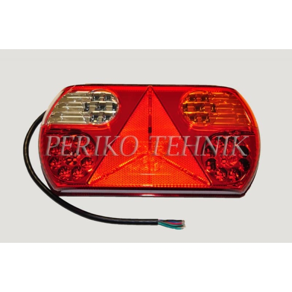 Rear Lamp (RH) 32xLED 12/24V, red/yellow/white, with triangle