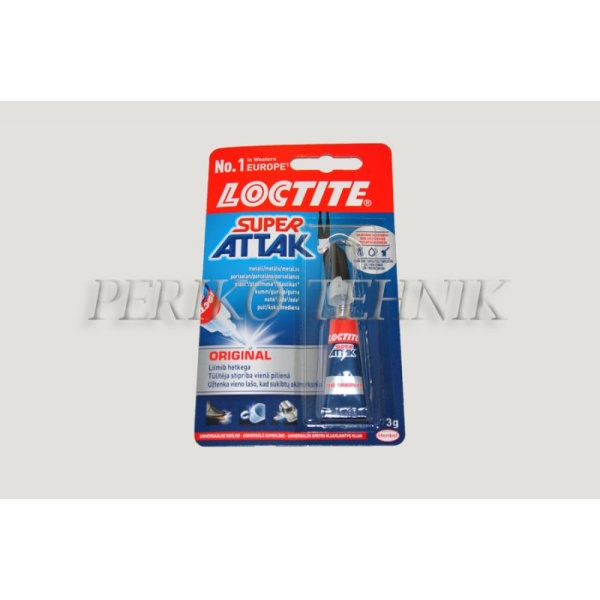 Liim Super Attak Loctite, 3g