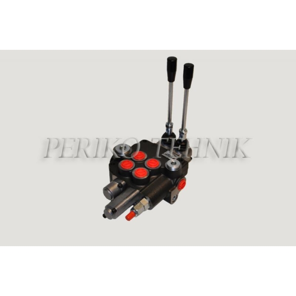 Hydraulic Valve 80L/min 2-section, 1 floating (L12) (P-A-B 1/2"; T 3/4") (BADESTNOST)