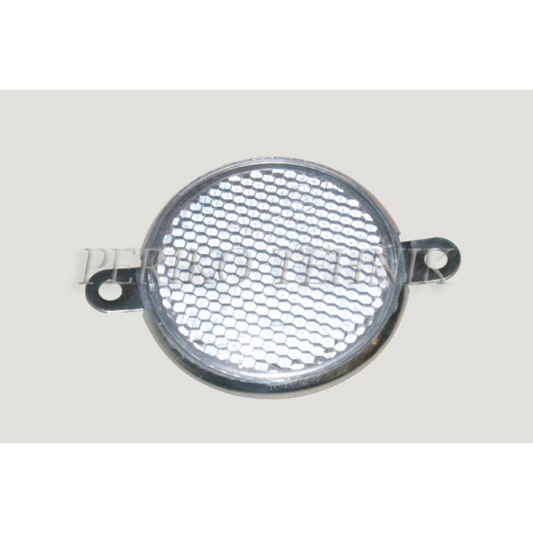 Reflector white, round, 2 fixing holes FP-312