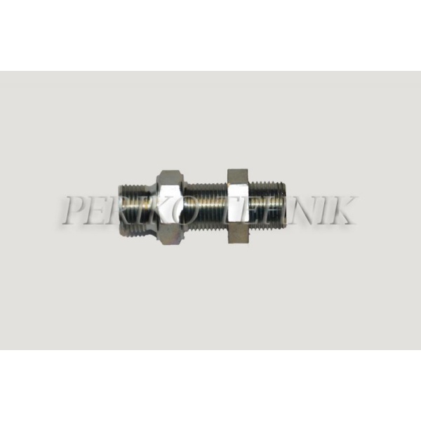 Straight Bulkhead Adapter BSPP 3/8"