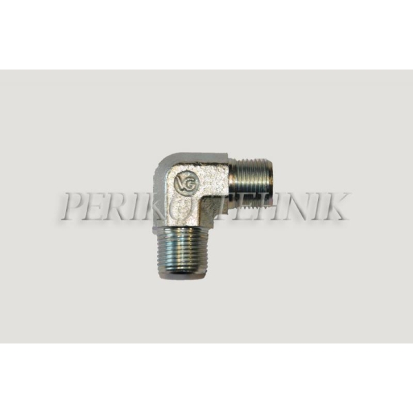 90° Adapter BSPP male 3/8"
