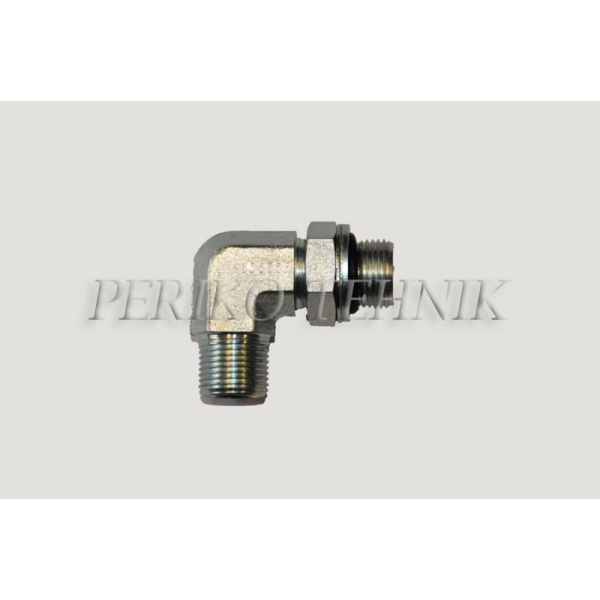 90° Adjustable Adapter Male BSPP 3/8"