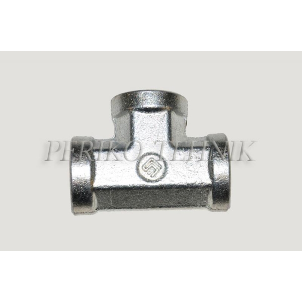 Tee Fixed Female Adapter BSPP 3/8"