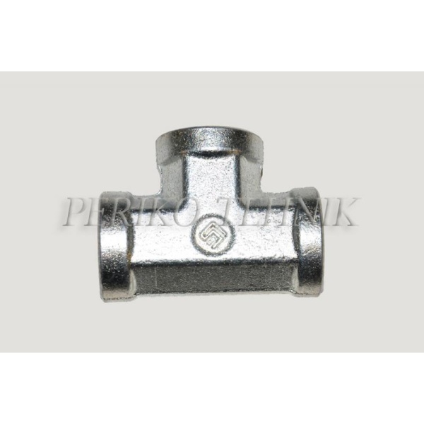 Tee Fixed Female Adapter BSPP 3/8"