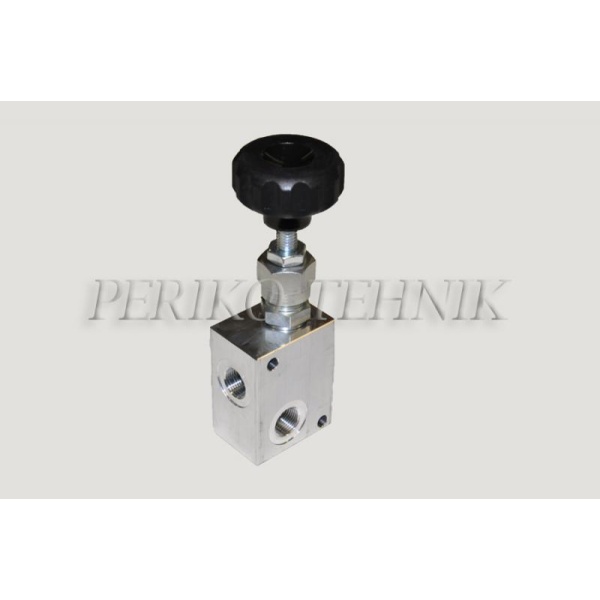 Pressure Relief Valve 3/8", handknob, 100-350bar