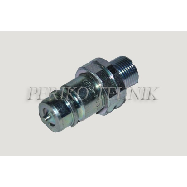 Male quick-coupling push-pull DN13, M20x1,5 male thread (cone 60deg)