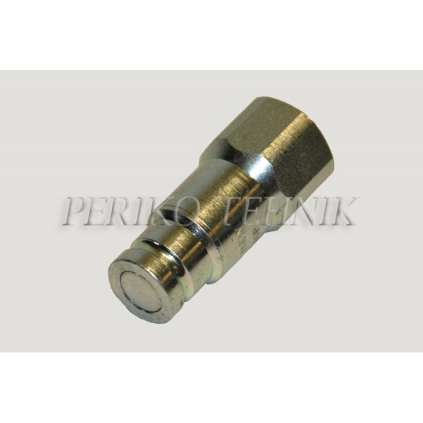 Male Quick Coupling ISO-16028 10 FLAT, BSP 3/8" female thread