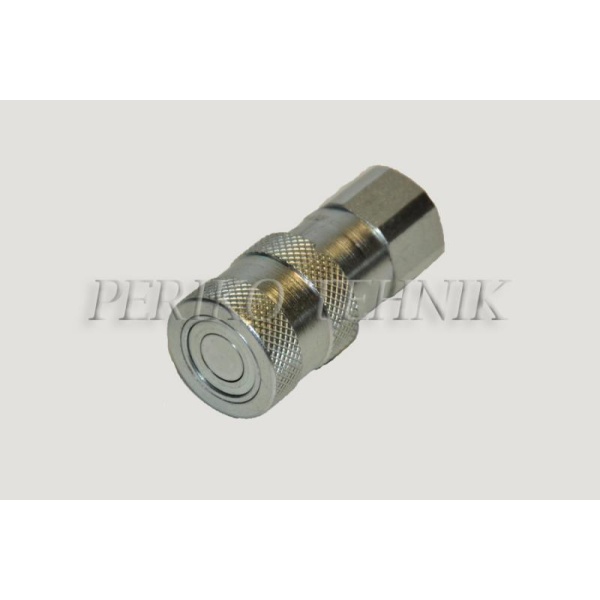 Female Quick Coupling ISO-16028 10 FLAT, 1/2" female thread