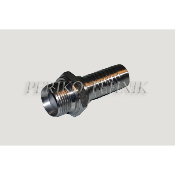Straight male fitting BSP 1/4" - DN06