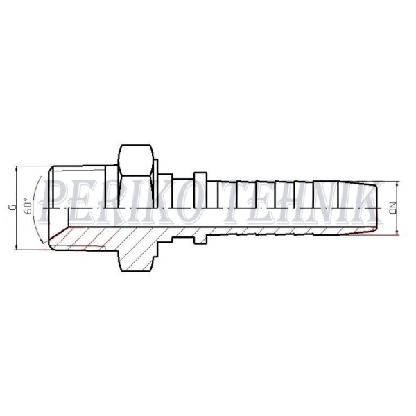 Pressots BSP-V koonus 1/8" - DN06