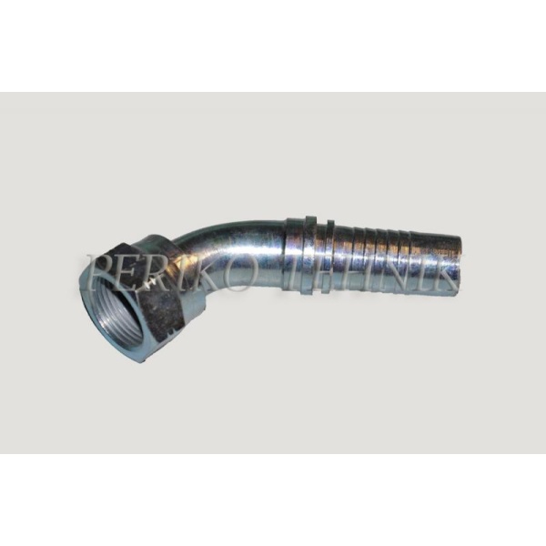 Elbow 45° female fitting JIC 9/16" - DN06