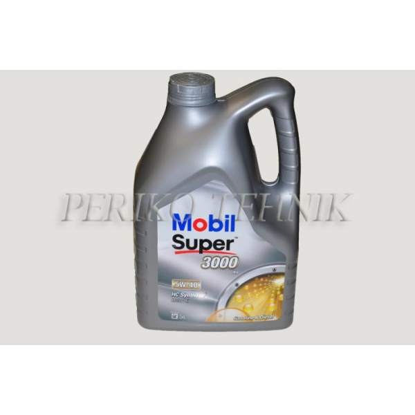 Mootoriõli Super 3000 5W-40 (täissünt.) 5 L (MOBIL)