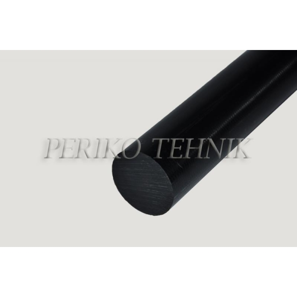 Polyamide Rod PA6 MG, black Ø45x1000 mm