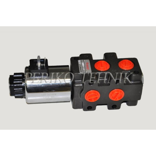 Solenoid Directional Control Valve 12V 1/2" 6/2, 90 L/min