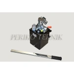 Käsipump kahepoolsele silindrile 25 cm3 (max 250 bar) + lisapump 1,5 cm3 (max 175 bar), koos õlipaagiga (6 liitrit)