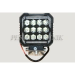 Töötuli LED 42W, kandiline (seeria "Black")