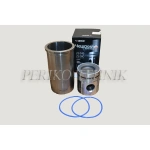 Kolvi-hülsigrupp D245-E4, 1 õlirõngas, sõrm 42 mm (kolb+hülss+rõngad) (TŠEHHI)