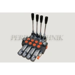 Jagaja 40L/min 4-sekts. 4 ujuvasendiga (K16) (A-B 3/8"; P-T 1/2")