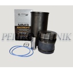 Engine Repair Kit EKSPERT D240-1000108-C5-90, 2 õlirõngast (kolb+hülss+rõngad+sõrm+stopperid) (KOSTROMA)