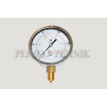 Pressure Gauge DN100 0-100 bar, 1/2" bottom fixing