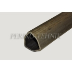 PTO Shaft Tube (outer, triangle) 51,6 mm 010/1000 mm