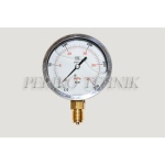 Pressure Gauge DN100 0-250 bar, 1/2" bottom fixing