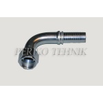 Elbow 90° female fitting JIC 7/8" - DN10