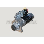 Starter Jubana 123708326, 12 V; 4,2 kW, (CMD-14, -15, -18, -20, -21, -22, -24)