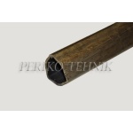 PTO Shaft Tube (outer, triangle) 43,5 mm 008/2000 mm
