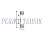 Self-aligning Double Row Ball Bearing 1205 P6 (BBC-R)