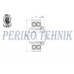 Self-aligning Double Row Ball Bearing 1207 K+H207 P6 (11206) (BBC-R)