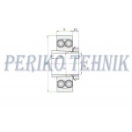 Self-aligning Double Row Ball Bearing 1310 K+H310 (11309)