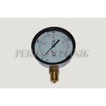 Pressure Gauge DN63 0-400 bar, 1/4" bottom fixing