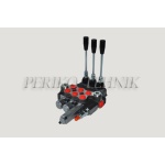 Hydraulic Valve 40L/min 3-sections, 1 floating (K16) (A-B 3/8"; P-T 1/2")