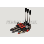 Hydraulic Valve 40L/min 3-sections, 2 floating (K16) (A-B 3/8"; P-T 1/2") (BADESTNOST)