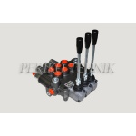 Hydraulic Valve 80L/min 3-sections, 3 floating (L12) (P-A-B 1/2"; T 3/4") (BADESTNOST)