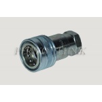 Female quick-coupling ISO-A DN06, BSP 1/4" female thread