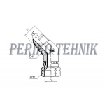 Nurk mutriga 45° JIC 9/16" sk-vk