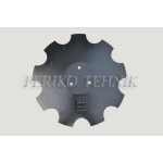 Disc HORSCH 23246102 (460x4 mm, 3 holes) serrated (METISA)