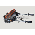 Hydraulic Valve 70L/min 8-sections, 2x Joystick+2xelectrical (A-B 1/2"; P-T 3/4")